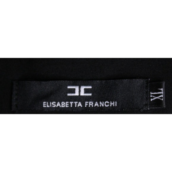 Elisabetta Franchi Dress XL.‎ Abstract. Great Condition. Black/white. Italian. - Picture 7 of 7